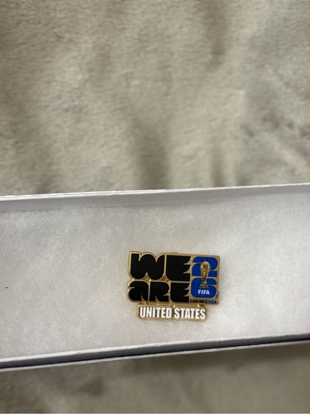 2026 FIFA World Cup “We Are United States” Official Lapel Pin- Soccer Souvenir